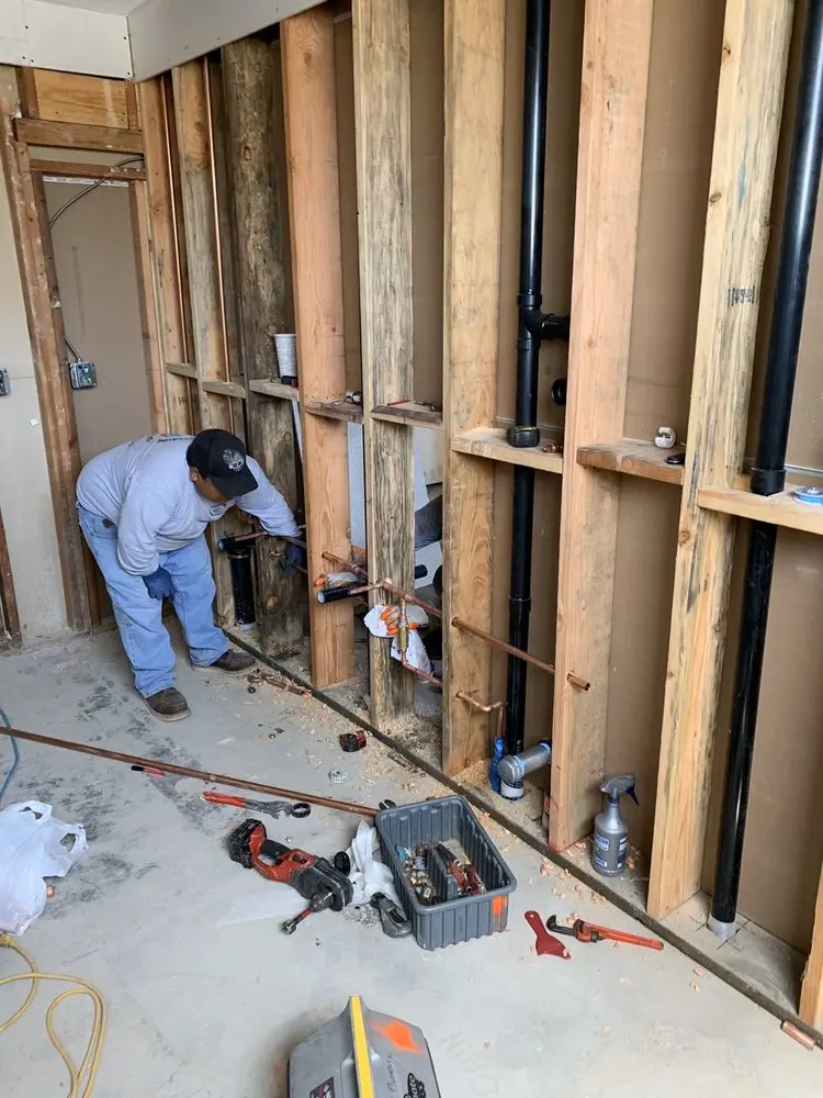 Commercial rough-in plumbing for Water Heater Replacement in Summit View